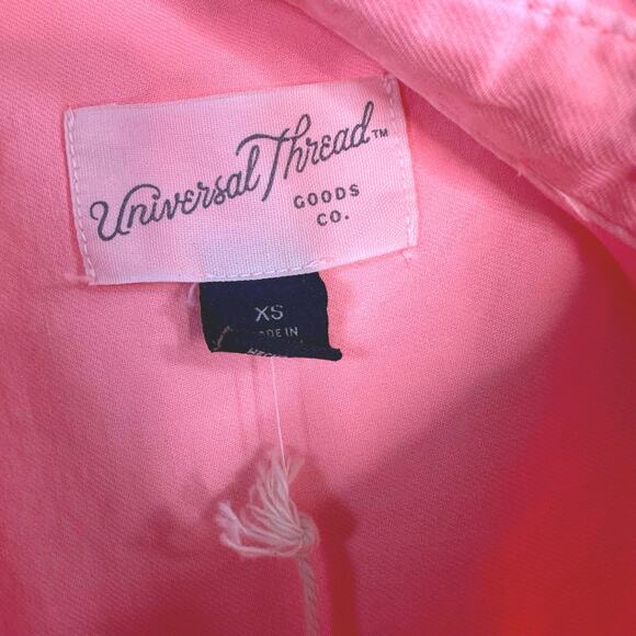 Universal Thread Pink/Orange Long Sleeve Button Down Shirt Dress  WMNS XS - Picture 10 of 11